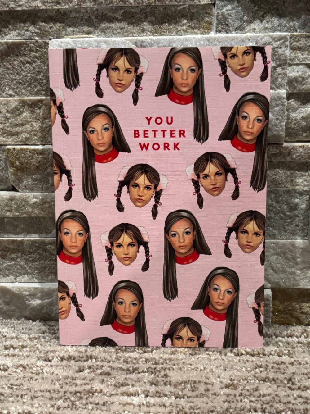 Britney Spears “You Better Work” Notebook - Studio By London